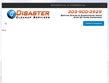 Tablet Screenshot of coloradodisastercleanup.com